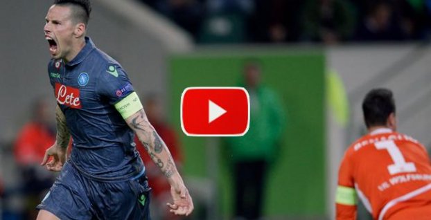 VIDEO: Dvojgólový Hamšík posunul Neapol k bránam semifinále Európskej ligy