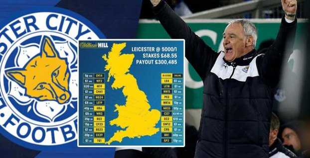 Stávková kancelária prezradila, o koľko peňazí príde, ak Leicester vyhrá titul