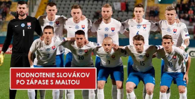 Hodnotenie slovenských hráčov po zápase Malta – Slovensko