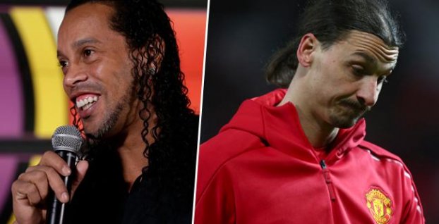 Ronaldinho poslal zranenému Ibrahimovičovi odkaz cez Twitter