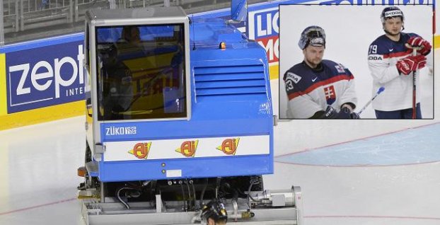 Za problémy s ľadom počas dvoch zápasov mohli slovenskí hokejisti