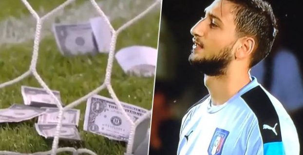 VIDEO: Donnarummu zahádzali talianskí fanúšikovia falošnými bankovkami. Dôvod je jasný