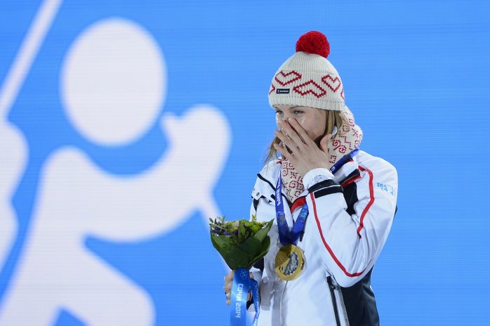  Anastasia Kuzminová zlato zo Soči 2014