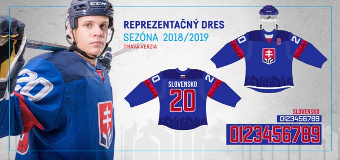 Štátna vlajka, ktorej súčasťou je aj štátny znak Slovenskej republiky, sa nachádza na zadnej strane dresu nad menovkou hráča. 
