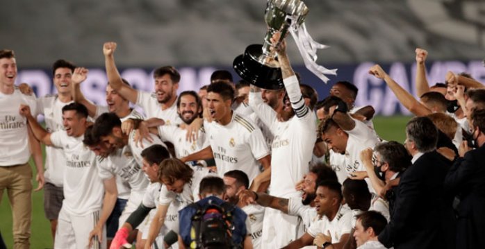 Futbalisti Real Madrid - titul 2019/2020