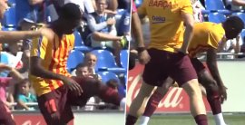 VIDEO: Dembélé predviedol pred zranením neskutočne lenivú rozcvičku