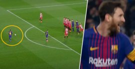 VIDEO: Messiho gól proti Girone z priameho kopu