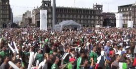 VIDEO: Mexickí fanúšikovia zemetrasenie