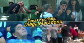 VIDEO: Zápas Argentíny Maradona reakcie