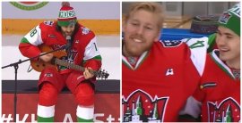 VIDEO: Maione spieva a hrá na gitare na All Star KHL