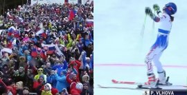 VIDEO: Explózia slovenskej radosti v Česku po Vlhovej triumfe v Špindlerovom Mlyne