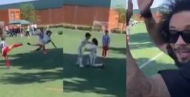 VIDEO: Marcelo sleduje akrobatický gól svojho syna