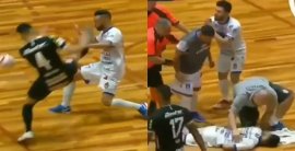 VIDEO brutálneho faulu z Brazílie: Futsalista po tvrdom KO skončil v bezvedomí