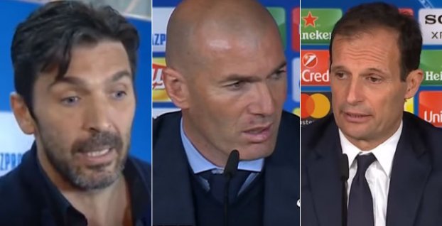 Buffon, Zidane, Allegri