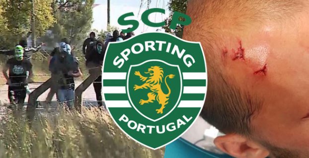 Sporting Lisabon - útok chuligánov