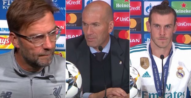 Klopp, Zidane, Bale