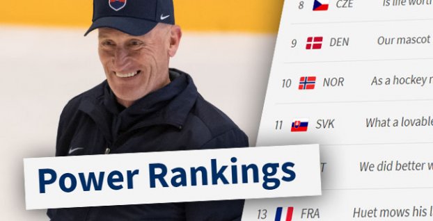 Power Ranking IIHF - prvá časť