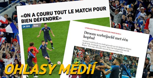 Ohlasy médií Francúzsko - Belgicko