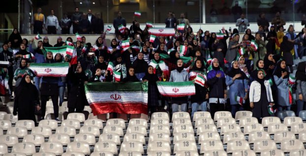 Iránske futbalové fanúšičky