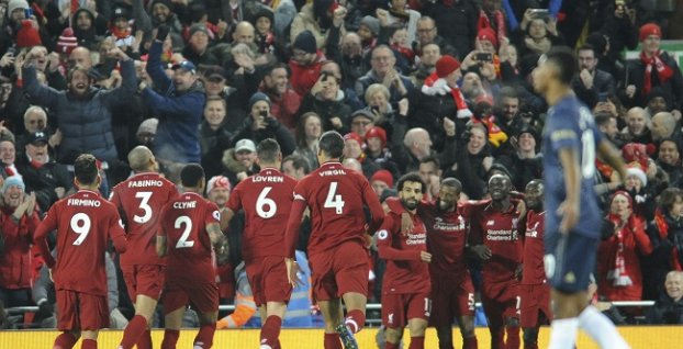 Gólové oslavy futbalistov FC Liverpool