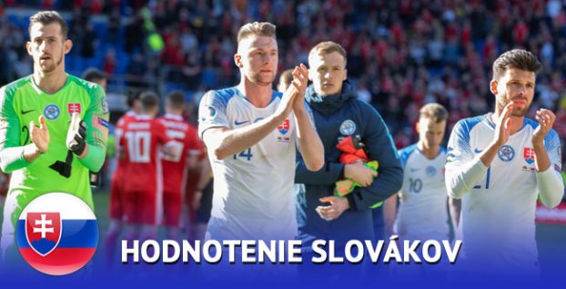Hodnotenie Slovákov po zápase s Walesom