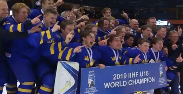 Švédski hokejisti do 18 rokov - majstri sveta