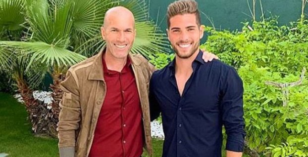 Zinedine Zidane a Luca Zidane