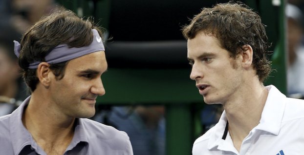 Roger Federer a Andy Murray