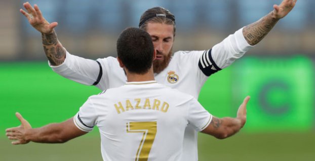 Sergio Ramos a Eden Hazard