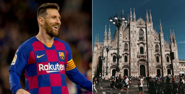 Lionel Messi, katedrála Duomo