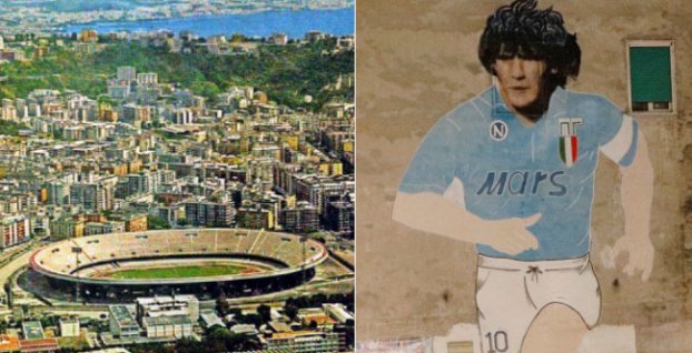 Štadión pod Vezuvom v Neapole, Diego Maradona