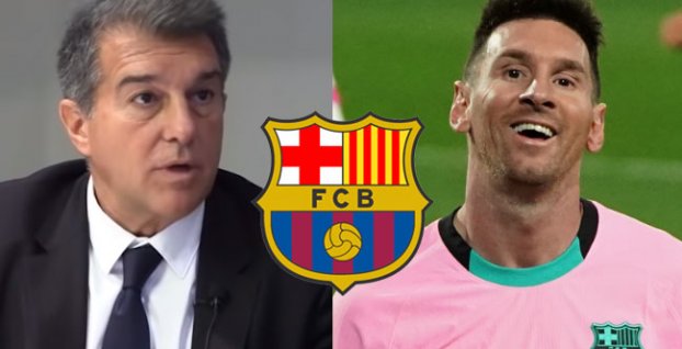 Joan Laporta, Lionel Messi, FC Barcelona