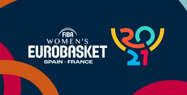 ME v basketbale žien 2021 - Francúzsko, Španielsko (logo)