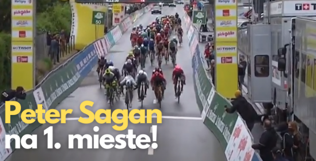 Sagan finiš 2. etapa Okolo Romandie