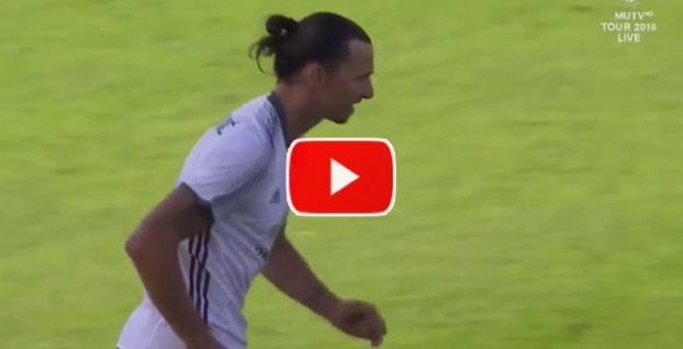 VIDEO: Ibrahimovič debutoval za United gólom a víťazstvom