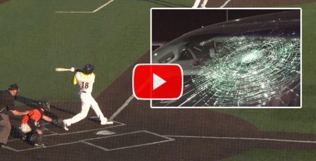 VIDEO: Obrovská kuriozita: Homerunom si rozbil vlastné auto na parkovisku
