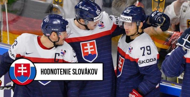 Hodnotenie slovenských hokejistov po zápase s Nemeckom