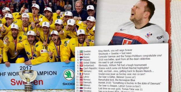Rebríček sily IIHF po konci MS: Slovensku pripomínajú, ako dávno je to od zisku zlatej medaily