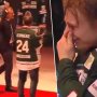 VIDEO: Draftová sedmička 2017 Lias Andersson plakal pri ceremónii vyradenia čísla svojho otca