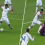 VIDEO: Rozhodca prehliadol penaltový zákrok Casemira v šestnástke Realu Madrid