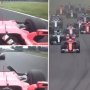 VIDEO: Nehoda superfavoritov. VC Mexika priniesla kolíziu Vettela s Hamiltonom a Verstappenom