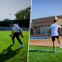 VIDEO: Profesionálny freestyler si zahral futbal s Cristianom Ronaldom priamo v jeho záhrade