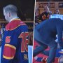 VIDEO: Hokejová legenda Djurgardenu Nichlas Falk skolaboval priamo počas svojho príhovoru divákom