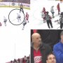 VIDEO: Detroitská aréna stíchla: Delovka Frka trafila Girardiho do hlavy, bek Tampy napokon opustil ľad po svojich!