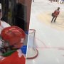 VIDEO: Hokejista vo Svédsku sa takmer pustil do chlapca, ktorý zhŕňal ľad