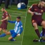 VIDEO: Likvidačný zákrok Samuela Garciu na Jordiho Albu. Hráč Malagy súperovi takmer zlomil nohu